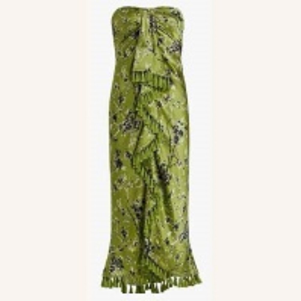 Cinq a Sept Silk Strapless Dress